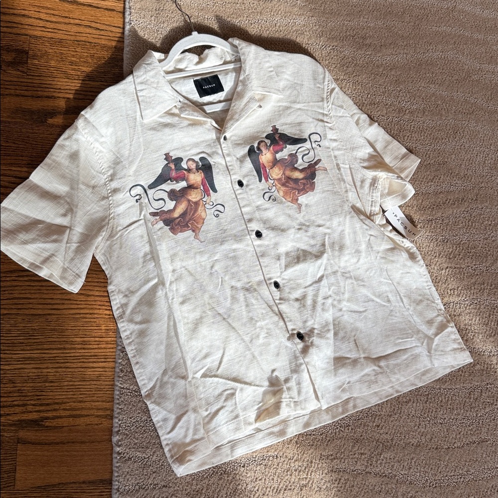 Pacsun Madonna Oversized Camp Shirt - Picture 13 of 16